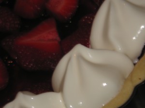 Strawberry Tart close up