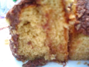 PB Cake close up