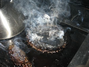 burning stove