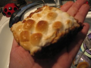 S'mores Brownie top